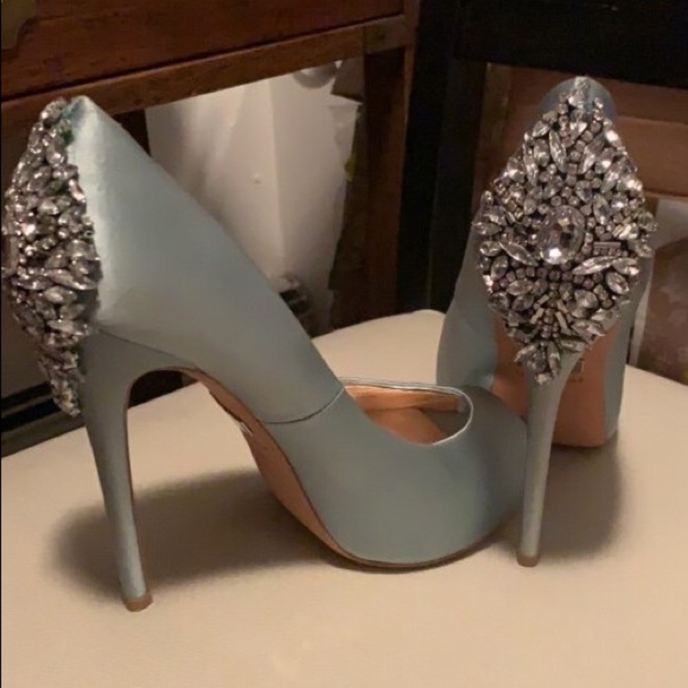 Light blue heels